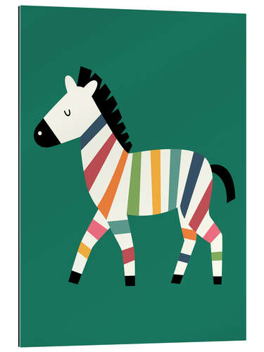 Gallery print Rainbow Zebra