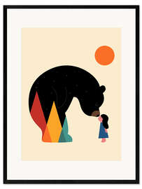 Impression artistique encadrée Nose To Nose - Andy Westface