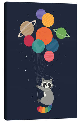 Lienzo Space Raccoon