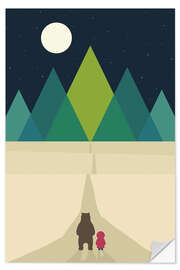 Wall sticker It's going to be a long Journey - Andy Westface