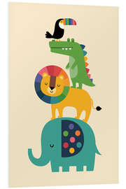 Stampa su PVC Rainbow Safari