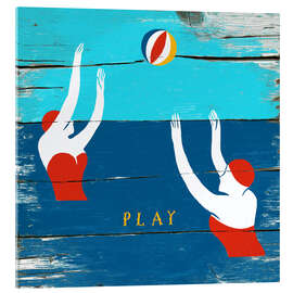 Acrylic print Play in the sea - Marco Marella
