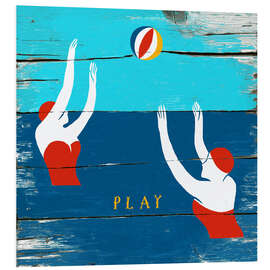 Quadro em PVC Play in the sea - Marco Marella