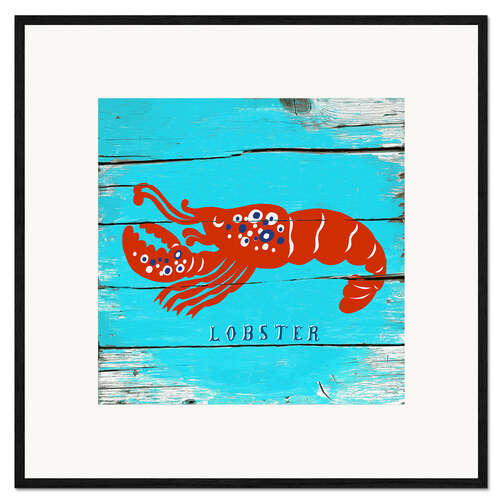 Framed art print Red Lobster