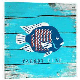 Acrylglas print Parrot fish