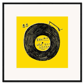 Stampa artistica con cornice Disco Days Music Quote
