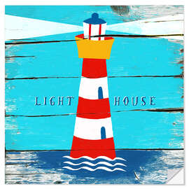 Vinilo para la pared The Lighthouse - Marco Marella
