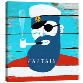 Canvas print The Boat Captain