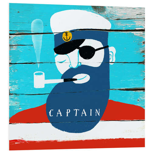 Foam board print The Boat Captain
