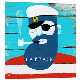 Foam board print The Boat Captain