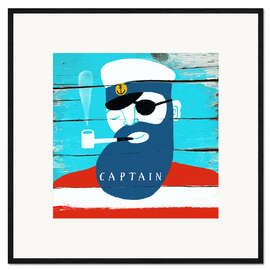 Gerahmter Kunstdruck Der Kapitän