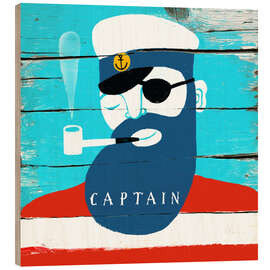 Trätavla The Boat Captain - Marco Marella
