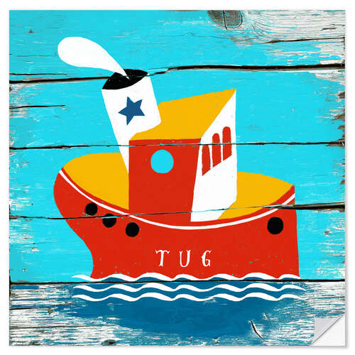 Vinilo para la pared Tug Boat