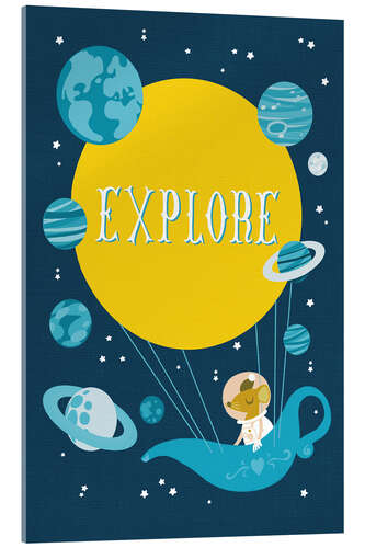 Cuadro de metacrilato Space explorer