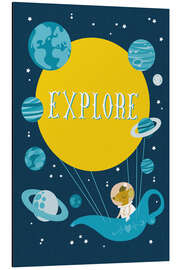 Alubild Space explorer