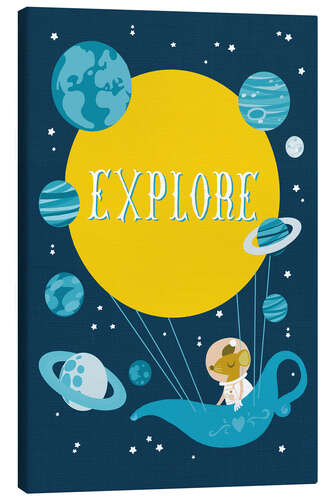 Obraz na płótnie Space explorer
