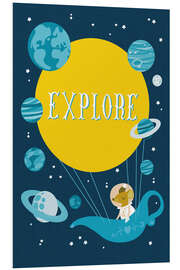Hartschaumbild Space explorer - Marco Marella