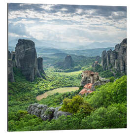 Cuadro de aluminio Meteora Monastery in Kalambaka, Greece - Jan Christopher Becke