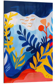 Cuadro de aluminio Abstract Floral Seascape - Frank Daske