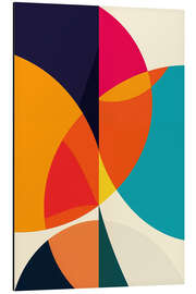 Magnettafel Abstraktes Retro-Farbenspiel