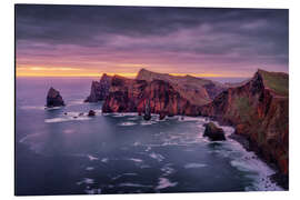 Aluminium print Coastal landscape in the morning light