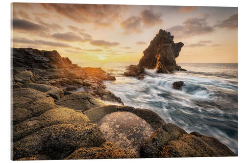 Quadro em acrílico Coastal magic at sunrise