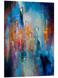 Tableau en aluminium Joy of colour