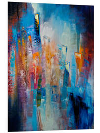 Hartschaumbild Farbenfreude