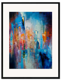 Gerahmter Kunstdruck Farbenfreude