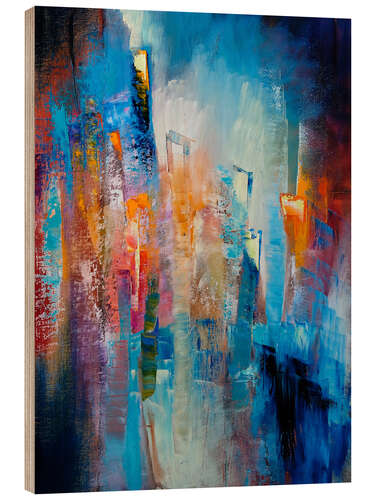 Obraz na drewnie Joy of colour