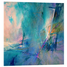 Cuadro de metacrilato Flying away - Turquoise meets rose - Annette Schmucker
