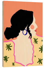Wood print Profile - 83 Oranges