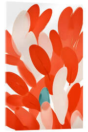 Quadro em acrílico Feathers of different birds flock together - 83 Oranges
