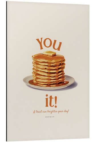 Tableau en aluminium You Pancake It