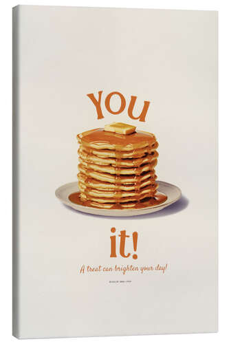 Tableau sur toile You Pancake It