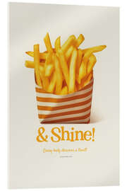 Acrylglas print Fries and Shine