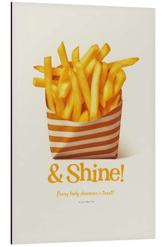 Tableau en aluminium Fries and Shine