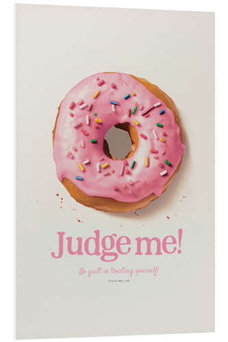 Bilde på skumplate Donut Judge Me