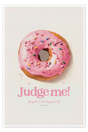 Wall print Donut Judge Me - Jonas Loose