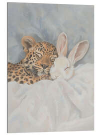 Gallery Print Kleines Kaninchen und ein Leopardenbaby
