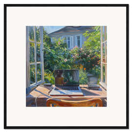 Gerahmter Kunstdruck Nature's Workspace