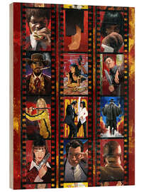 Puutaulu Tarantino Filmstrip