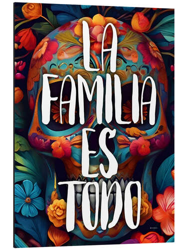 Quadro em alumínio La Familia es Todo