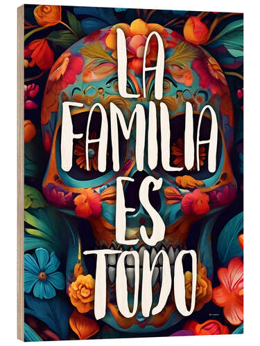 Cuadro de madera La Familia es Todo