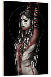 Wood print Surrendering - Justin Gedak
