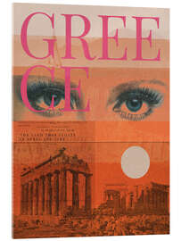 Acrylglasbild Eyes on Greece - Frank Moth