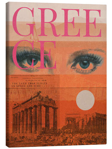 Canvas print Eyes on Greece