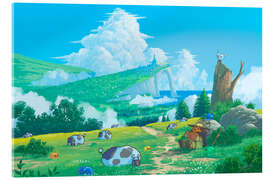 Acrylglasbild Entspannen in gemütlicher Natur