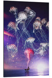 Stampa su alluminio The magical kingdom of jellyfish - Gen Z