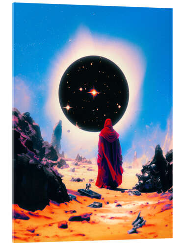 Obraz na szkle akrylowym Cosmic Guardian
